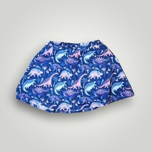 Millie Loves Lily size 6 Skort  Kids Dinosaur Print Blue and Pink